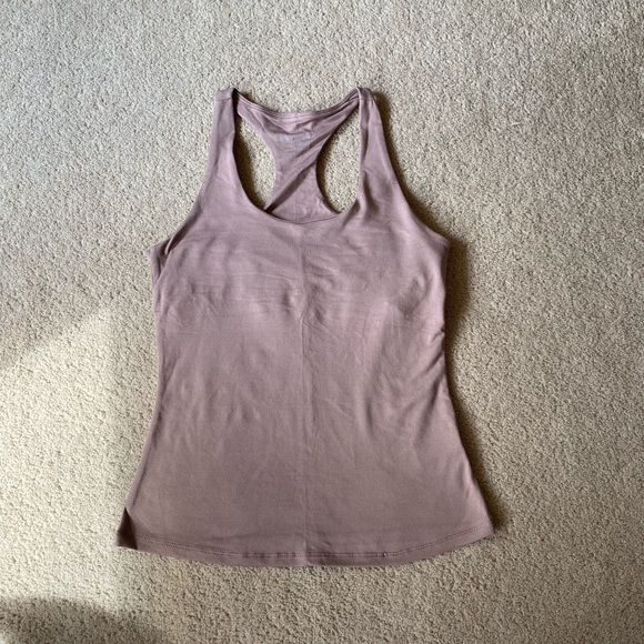 Tan Razor Back Tank Top - Picture 2 of 4